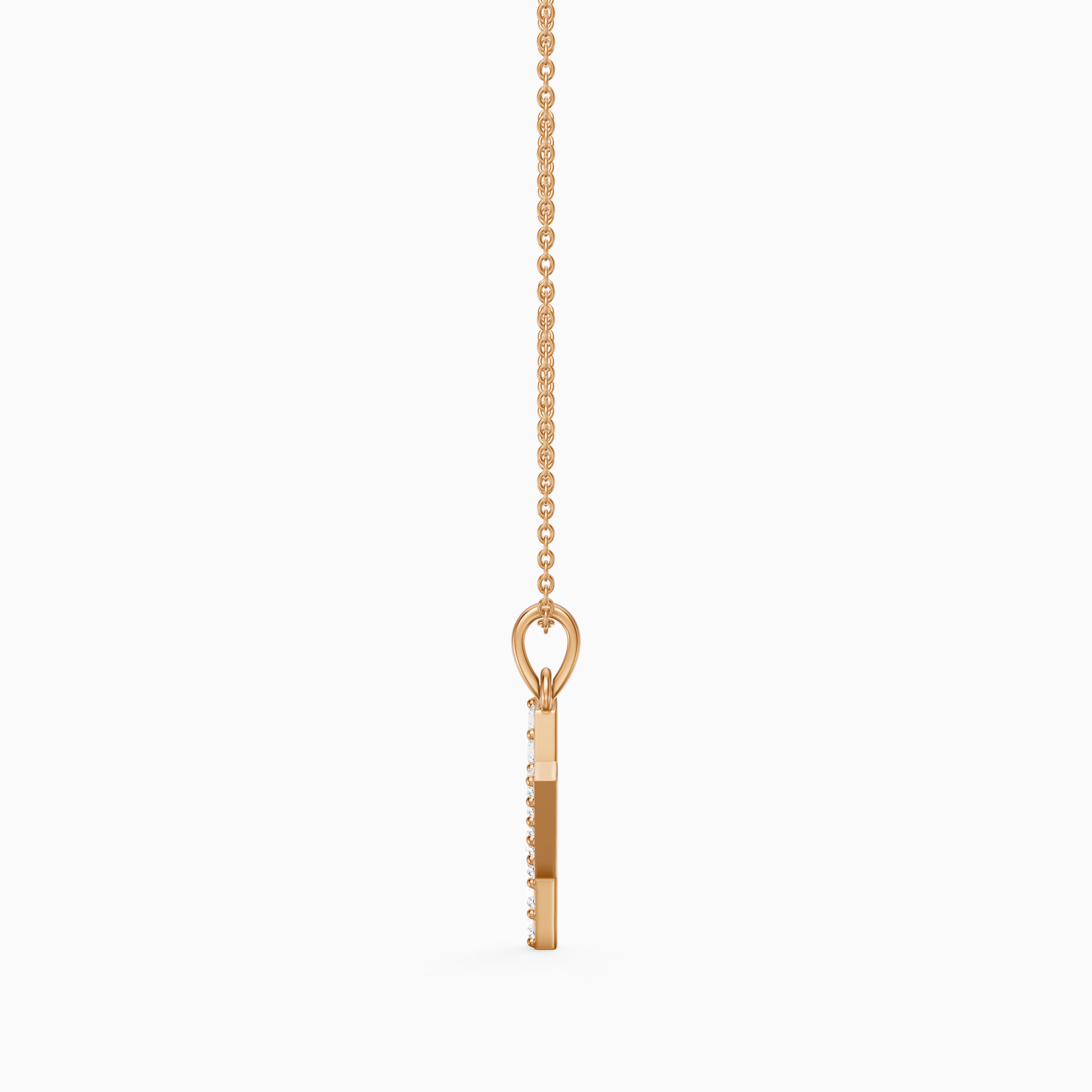 Ainsley Lab Grown Diamond Y Initial Pendant Necklace