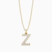 Kallie Lab Grown Diamond Z Initial Pendant Necklace