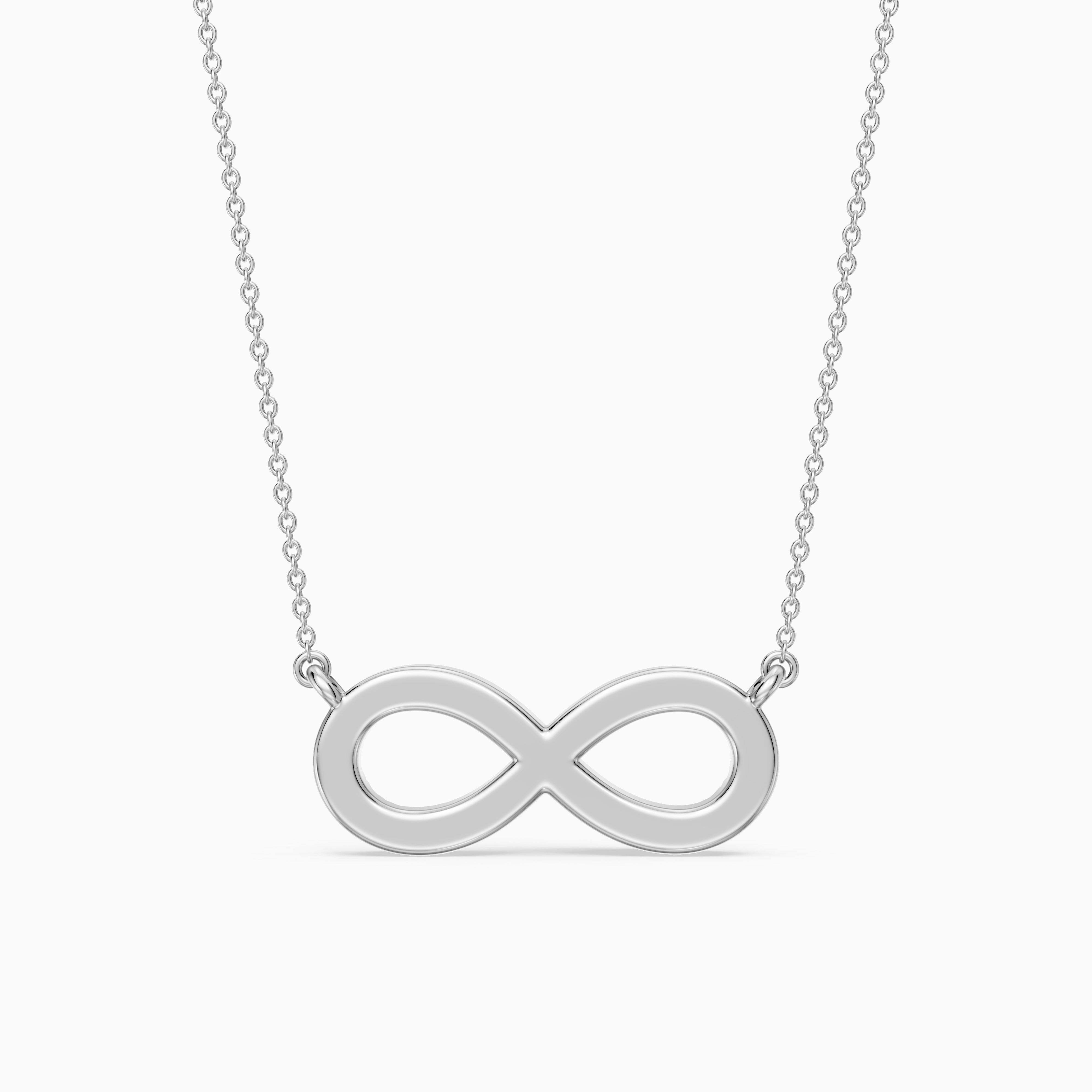 Laurel Round Lab Grown Diamond Infinity Pendant Necklace