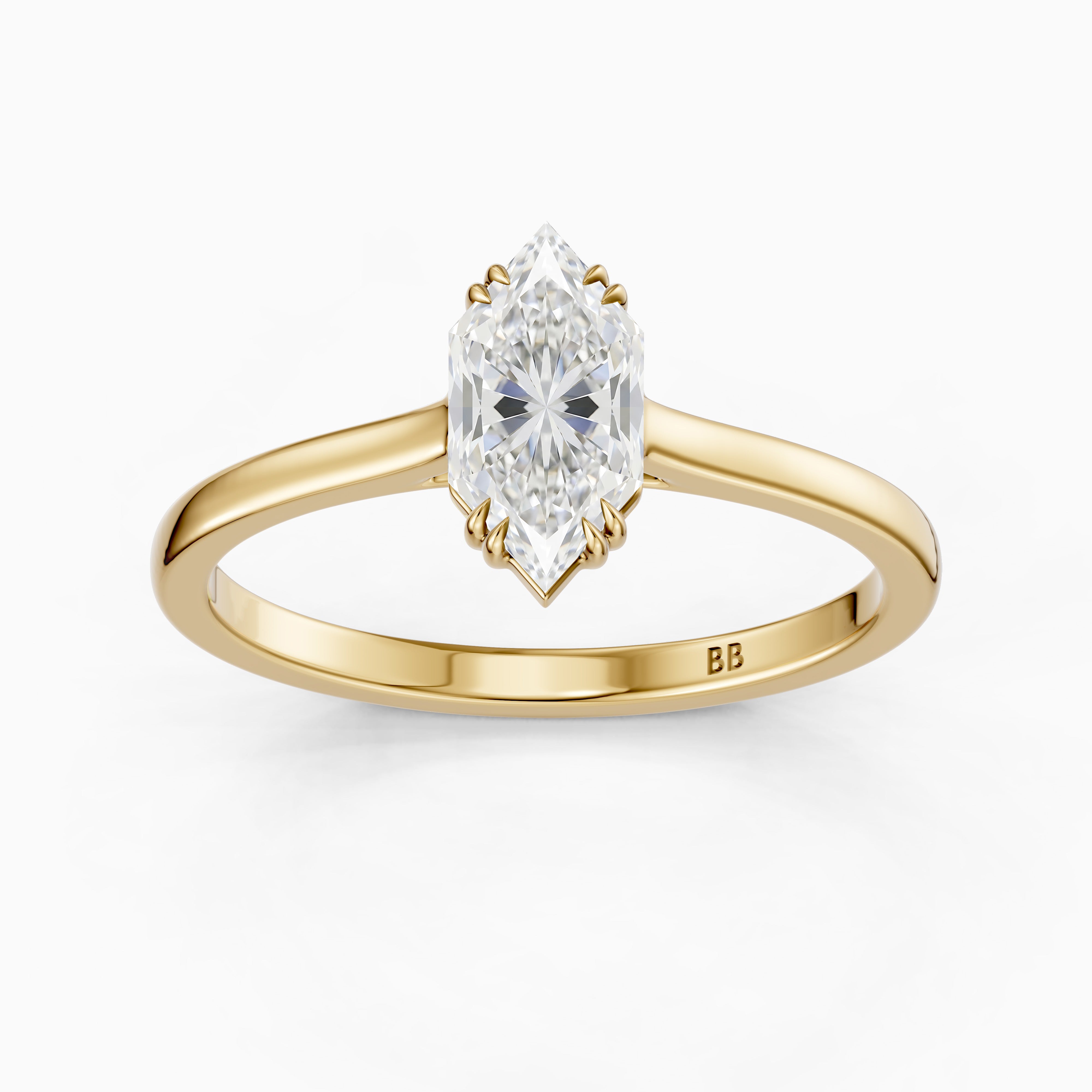 Amora Dutch Marquise Lab Grown Diamond Solitaire Ring