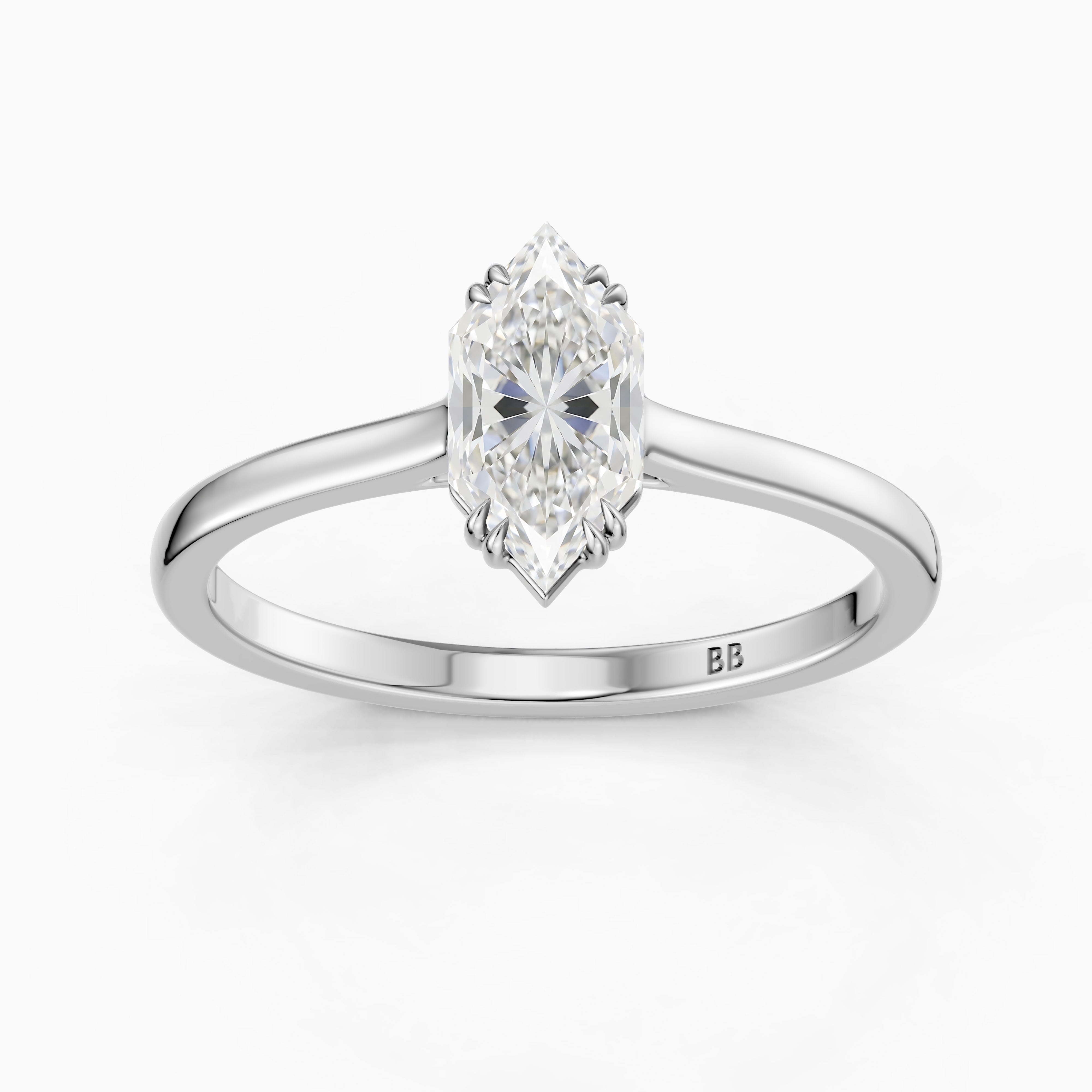 Amora Dutch Marquise Lab Grown Diamond Solitaire Ring