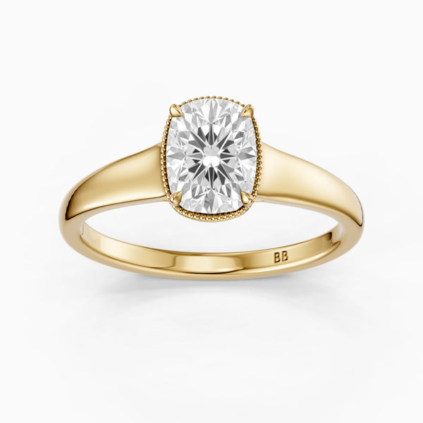 Elongated Cushion Rings