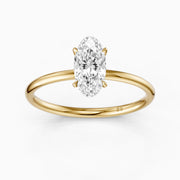 Valerie Moval Cut Solitaire Lab Grown Diamond Engagement Ring