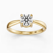Peyton Round Cut Solitaire Lab Grown Diamond Engagement Ring