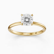 Kerry Cushion Hidden Halo Lab Grown Diamond Engagement Ring