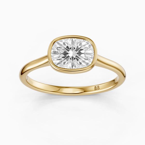 Elongated Cushion Rings