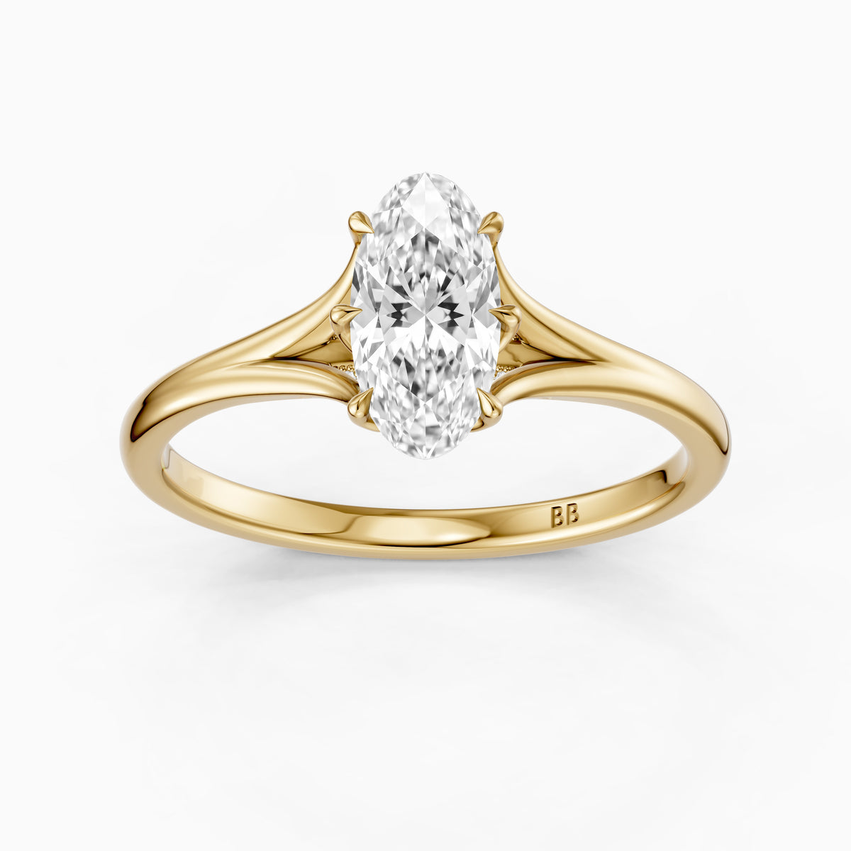 Tali Moval Lab Grown Diamond Split Shank Engagement Ring