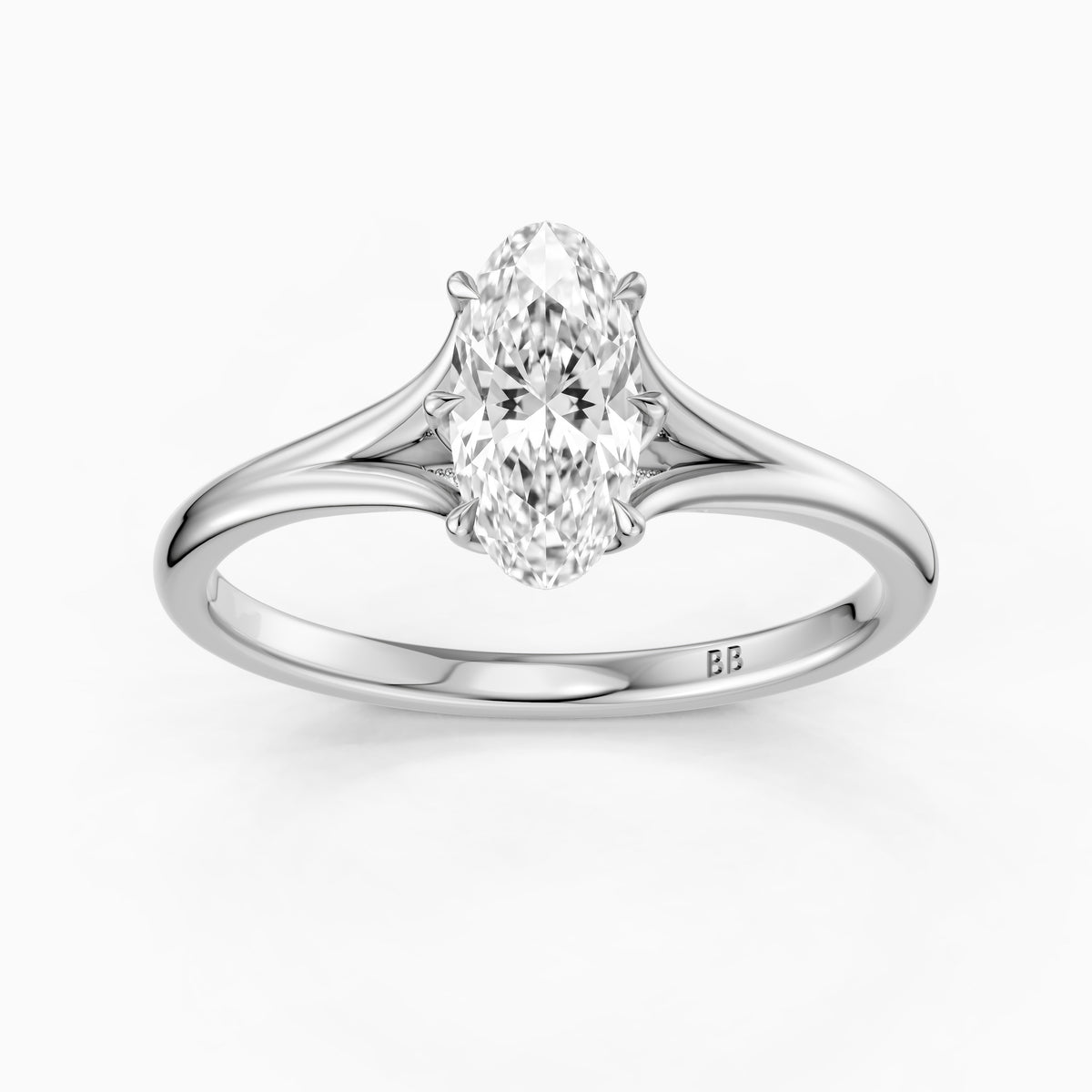 Tali Moval Lab Grown Diamond Split Shank Engagement Ring