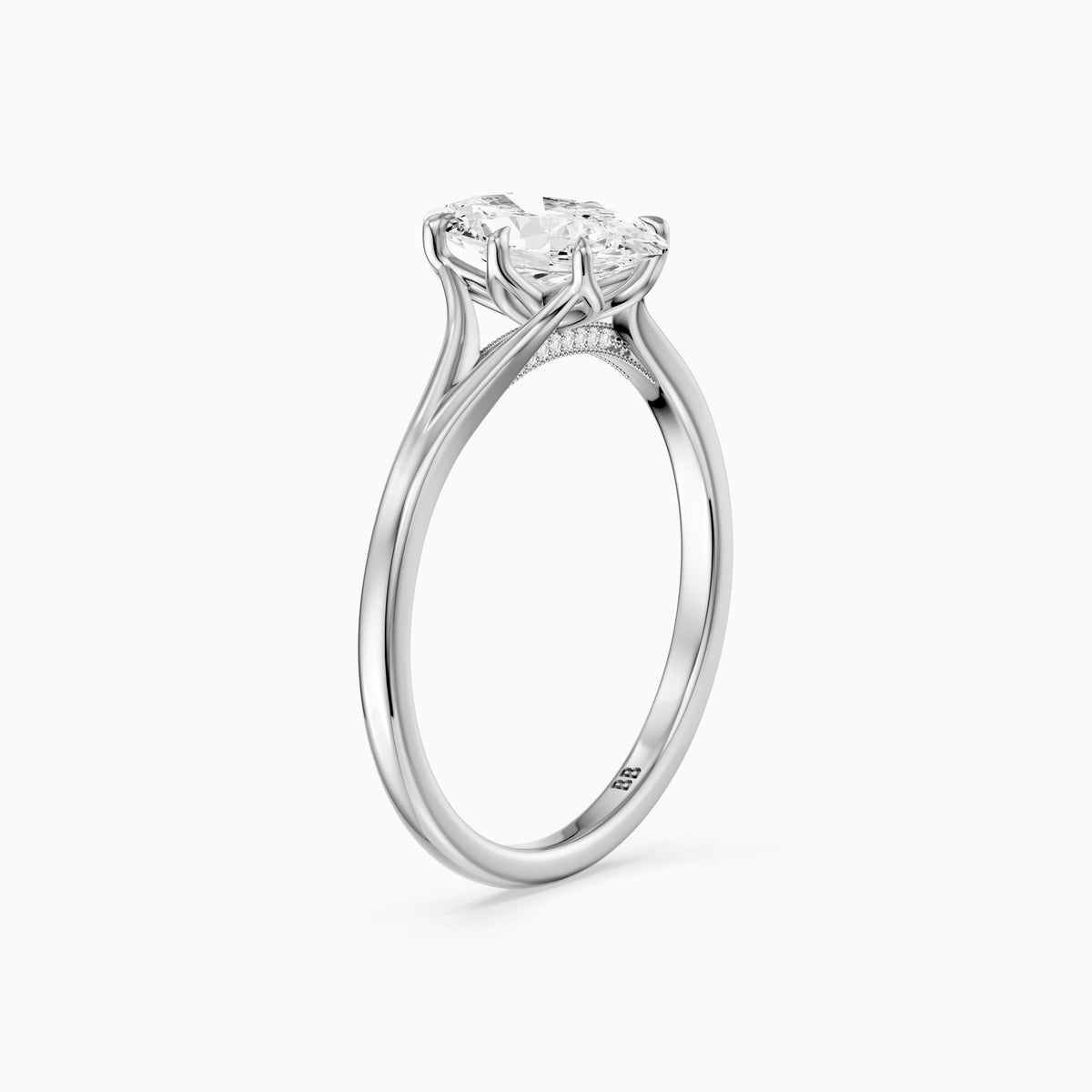 Tali Moval Lab Grown Diamond Split Shank Engagement Ring