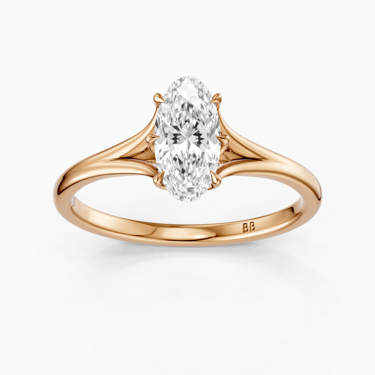 Tali Moval Lab Grown Diamond Split Shank Engagement Ring
