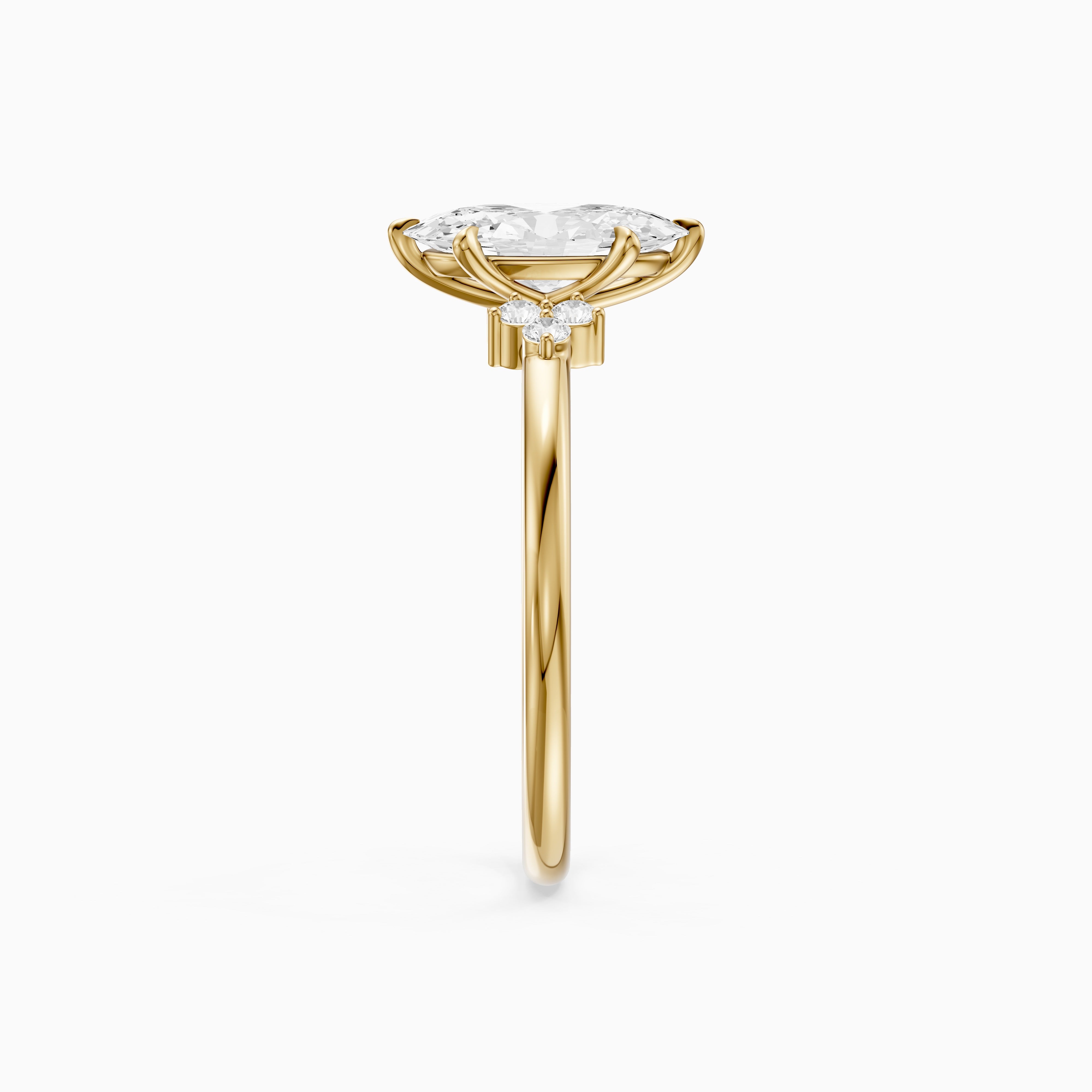 Elise Moval Lab Grown Diamond Cluster Accent Ring