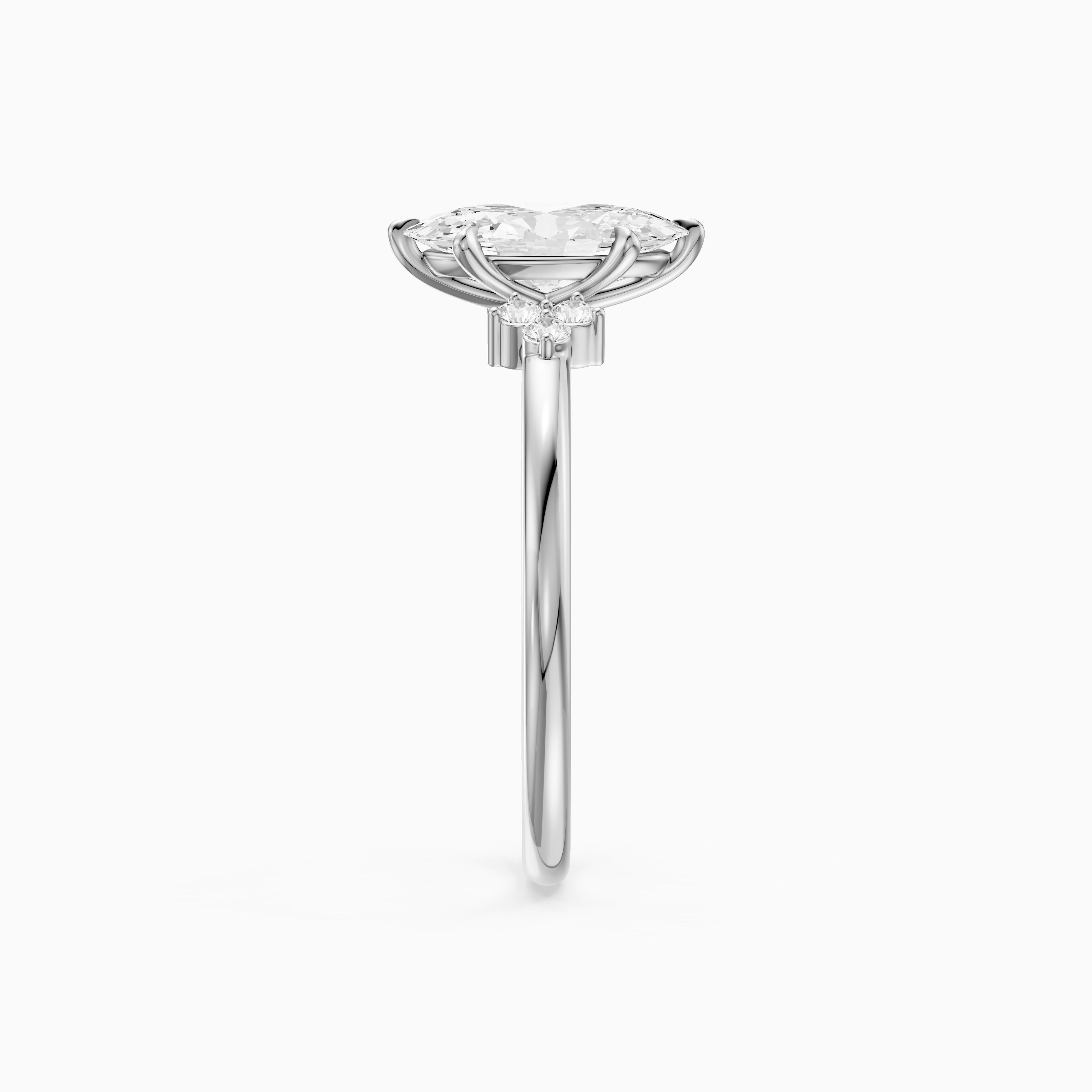 Elise Moval Lab Grown Diamond Cluster Accent Ring