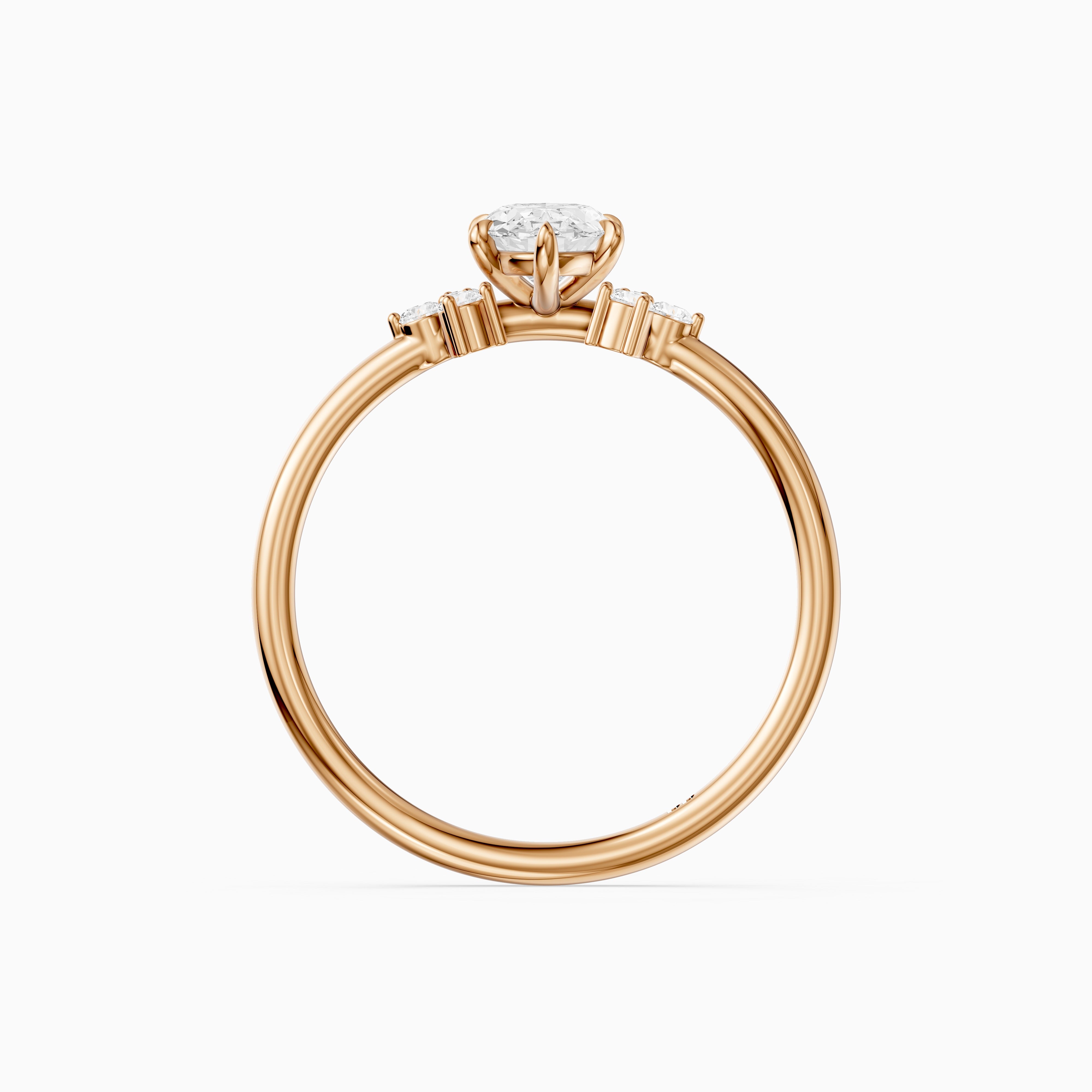 Elise Moval Lab Grown Diamond Cluster Accent Ring
