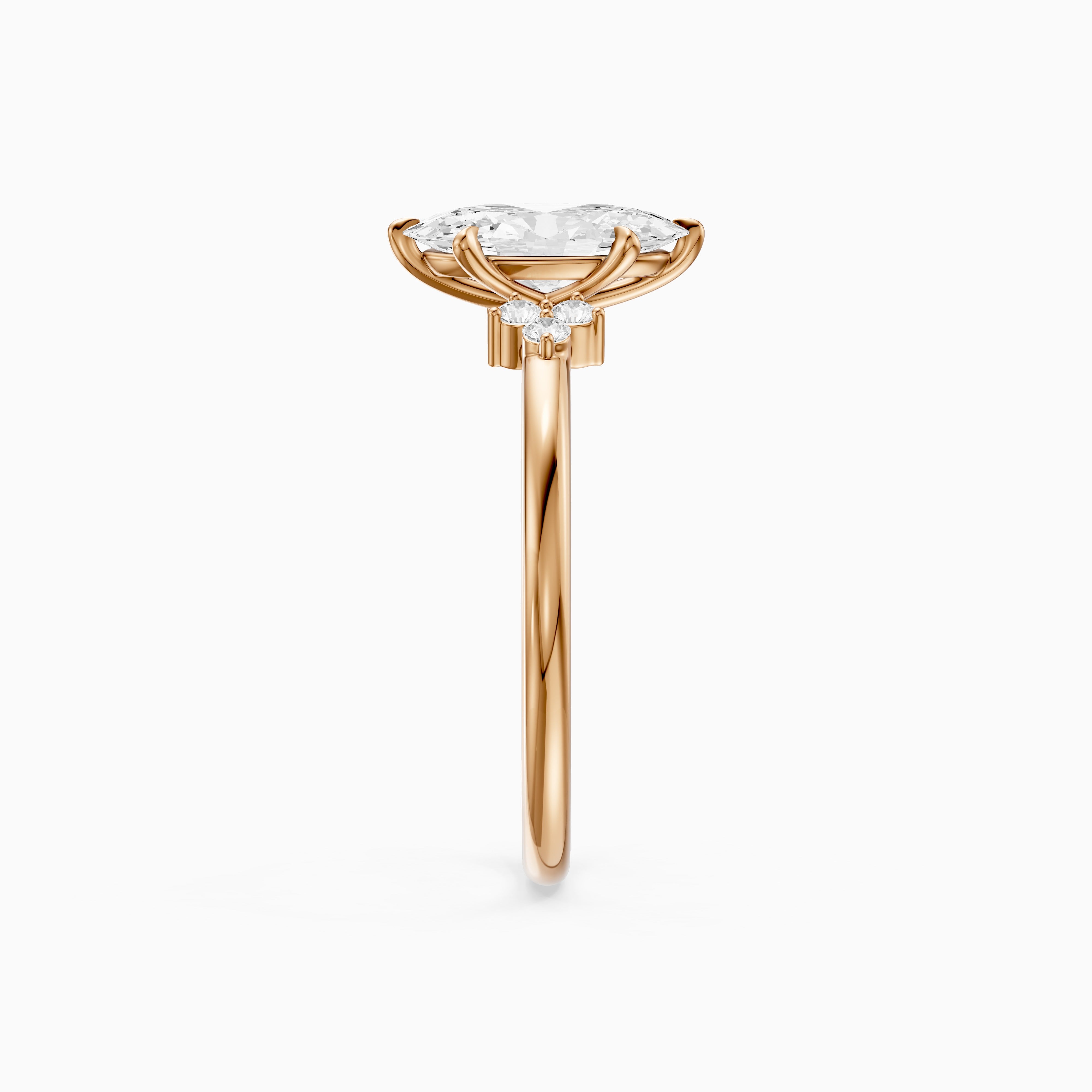 Elise Moval Lab Grown Diamond Cluster Accent Ring