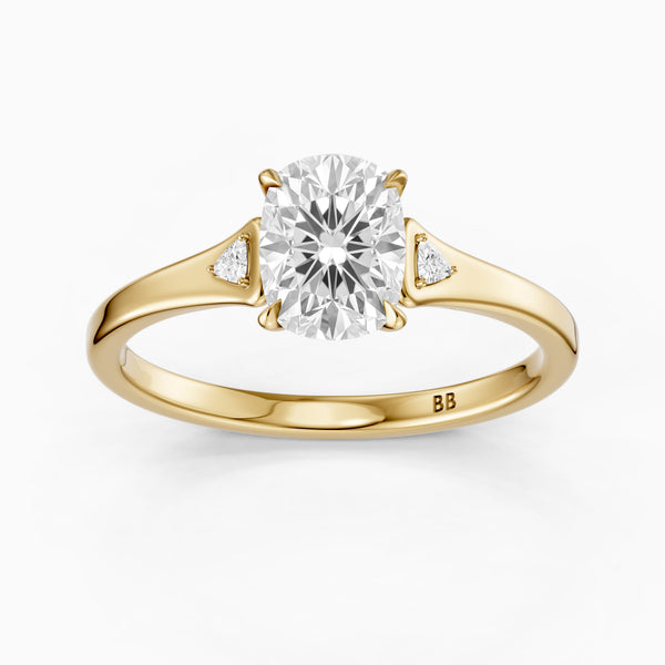 Elongated Cushion Rings