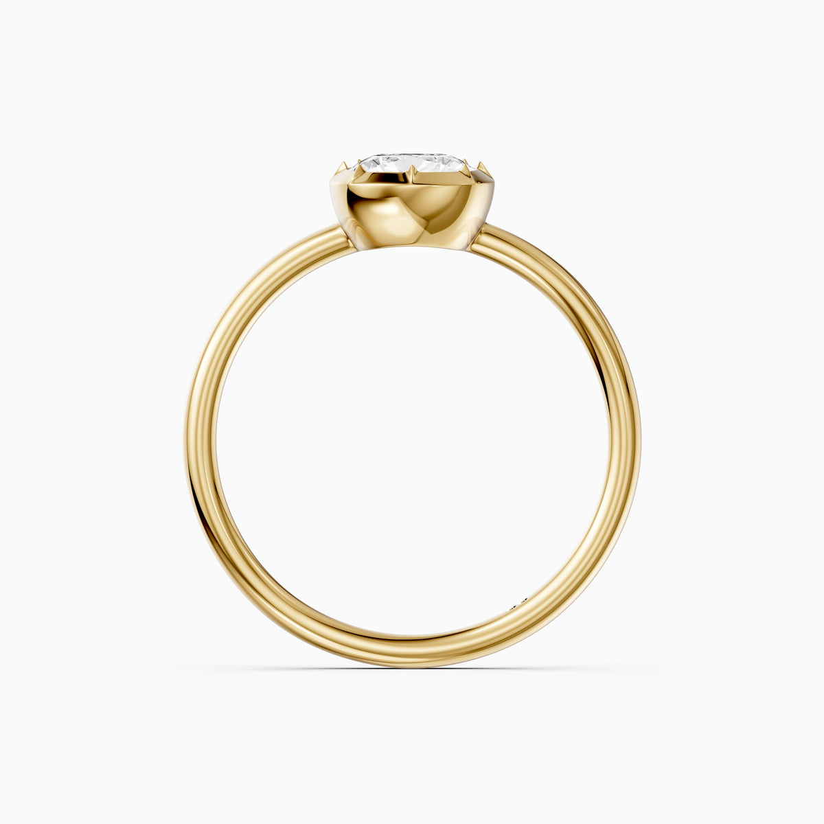 Zoe Elongated Cushion Lab Grown Diamond Solitaire Engagement Ring