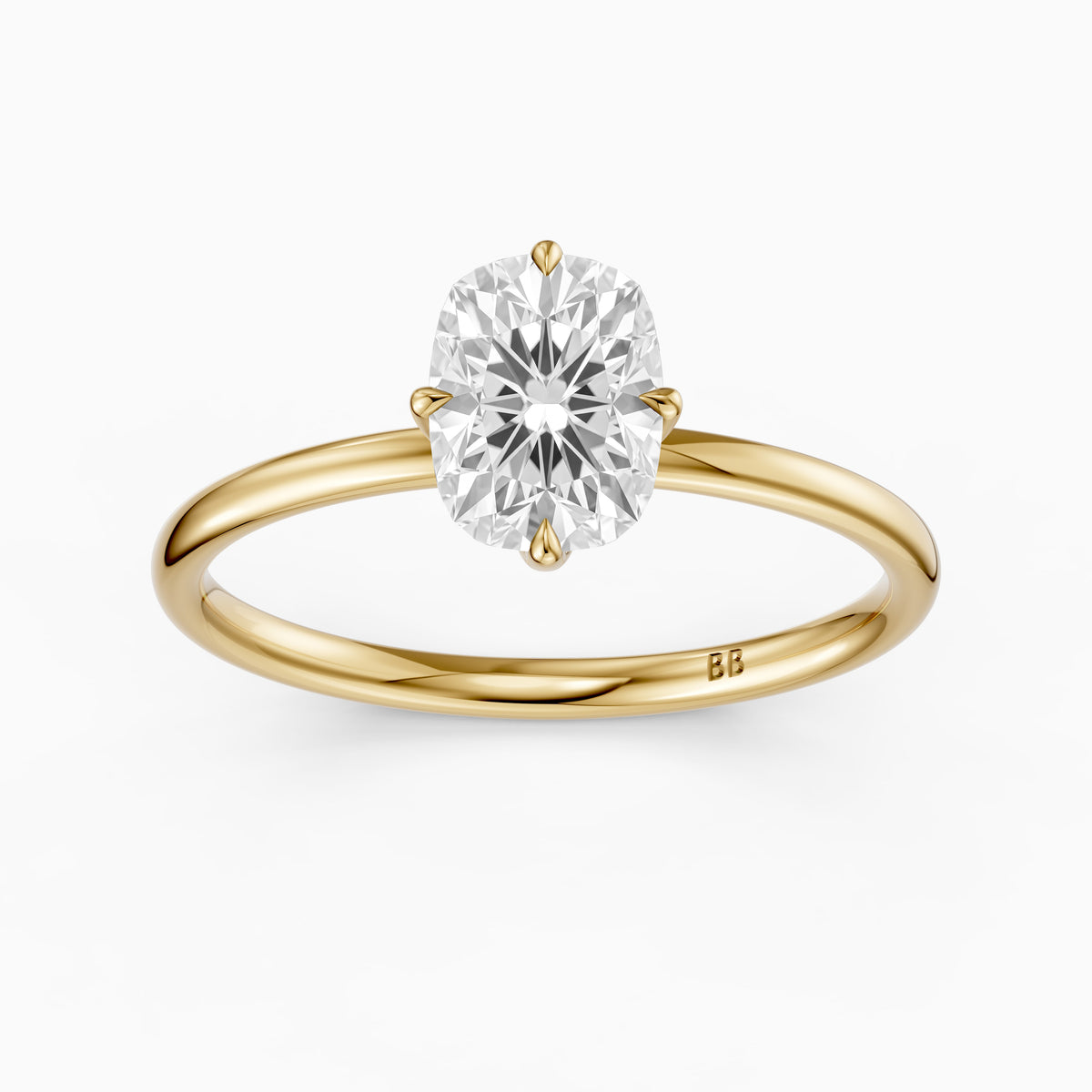 Madison Elongated Cushion Lab Grown Diamond Solitaire Engagement Ring