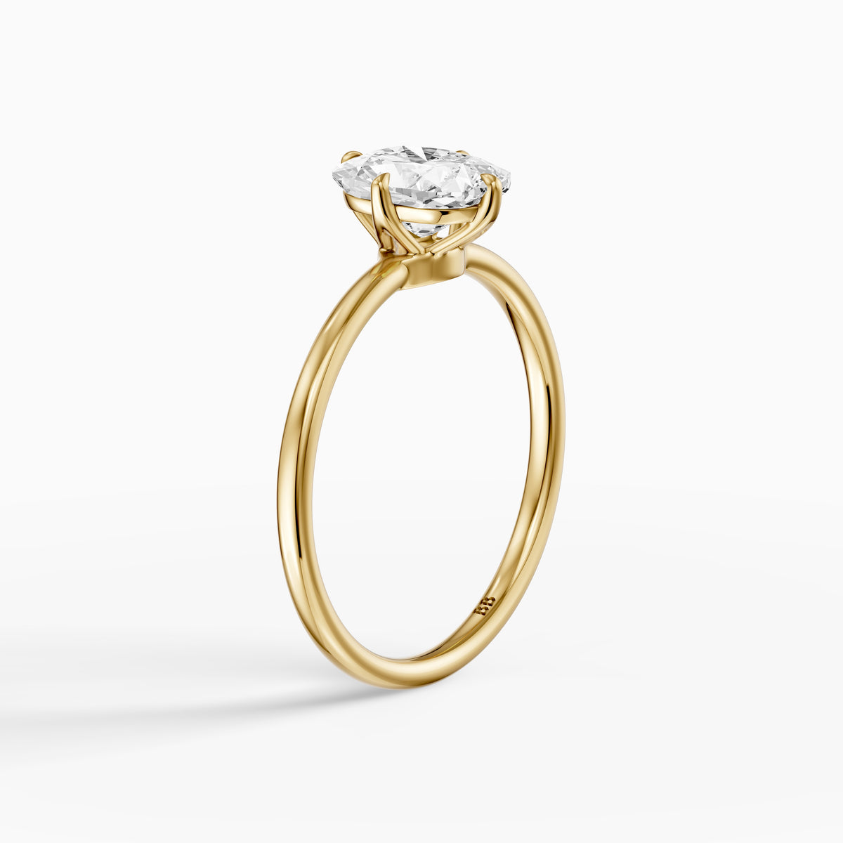 Madison Elongated Cushion Lab Grown Diamond Solitaire Engagement Ring