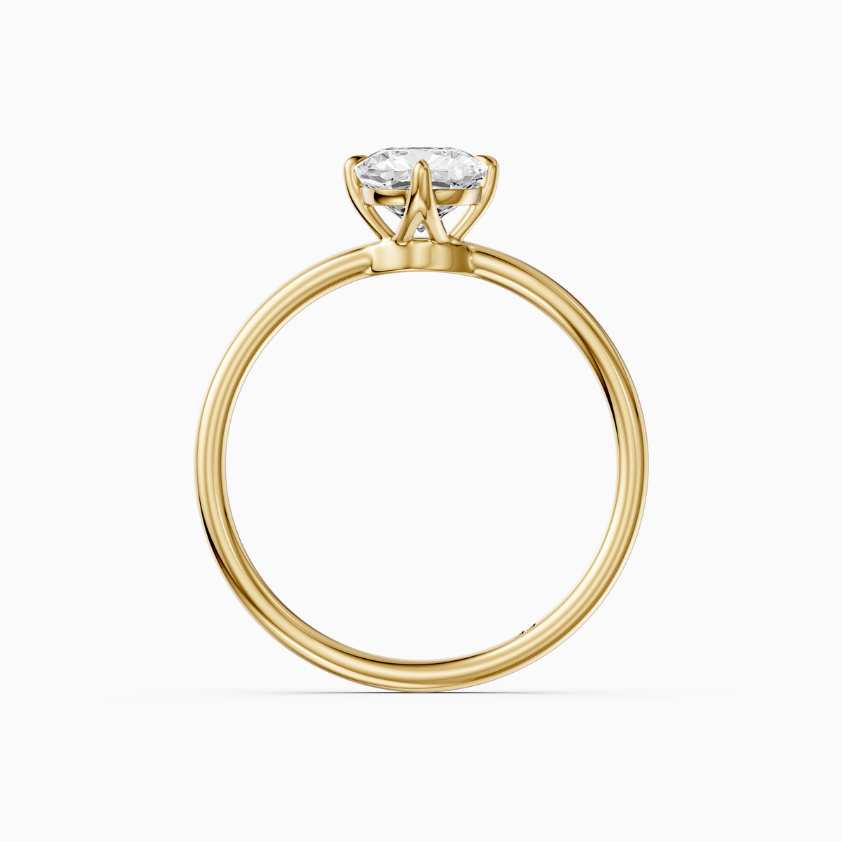 Madison Elongated Cushion Lab Grown Diamond Solitaire Engagement Ring