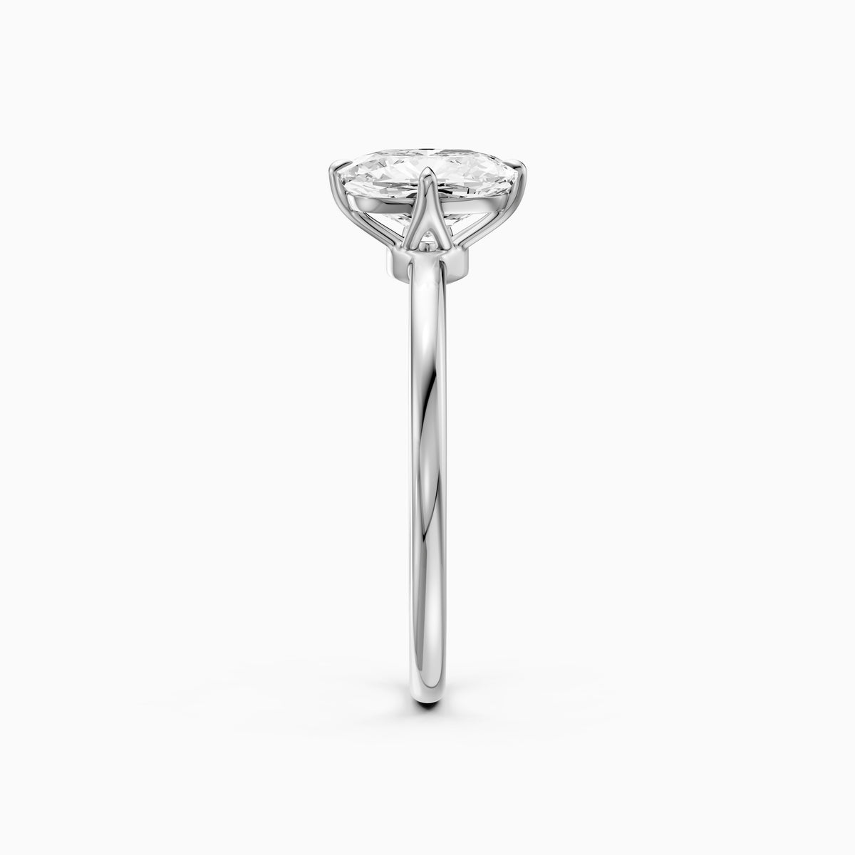 Madison Elongated Cushion Lab Grown Diamond Solitaire Engagement Ring
