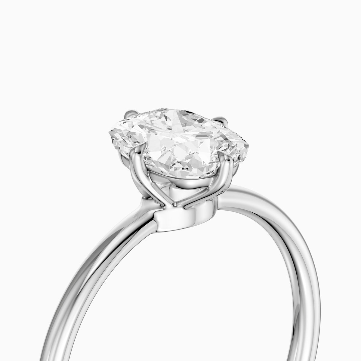 Madison Elongated Cushion Lab Grown Diamond Solitaire Engagement Ring