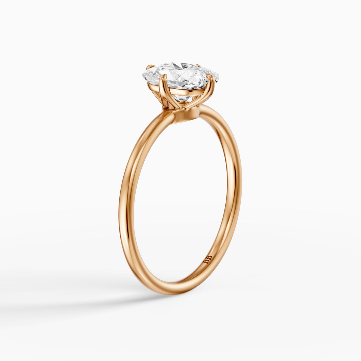 Madison Elongated Cushion Lab Grown Diamond Solitaire Engagement Ring