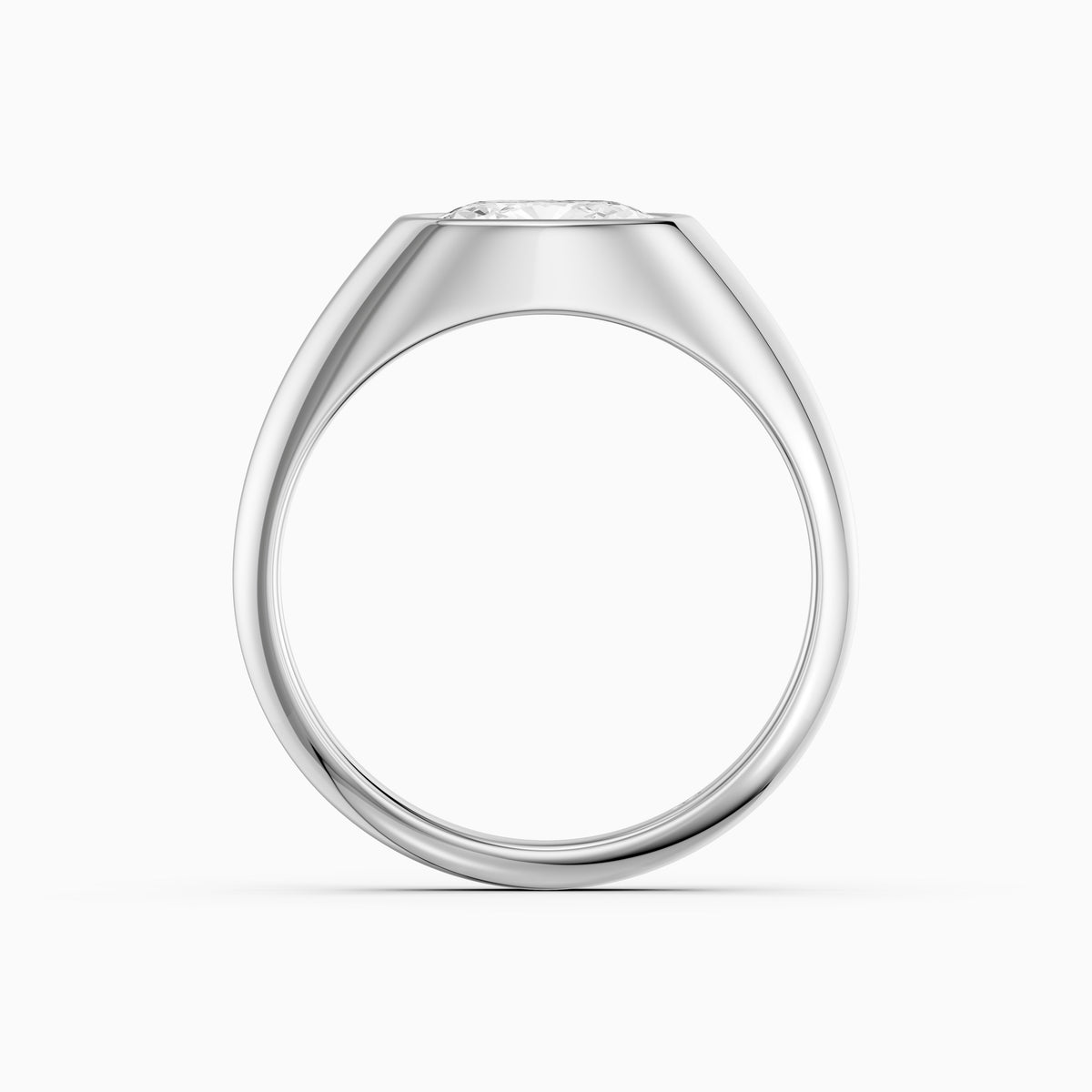 Miley Elongated Cushion Cut Lab Grown Diamond East West Engagement Ring