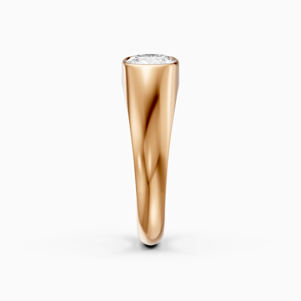 Miley Elongated Cushion Cut Lab Grown Diamond East West Engagement Ring