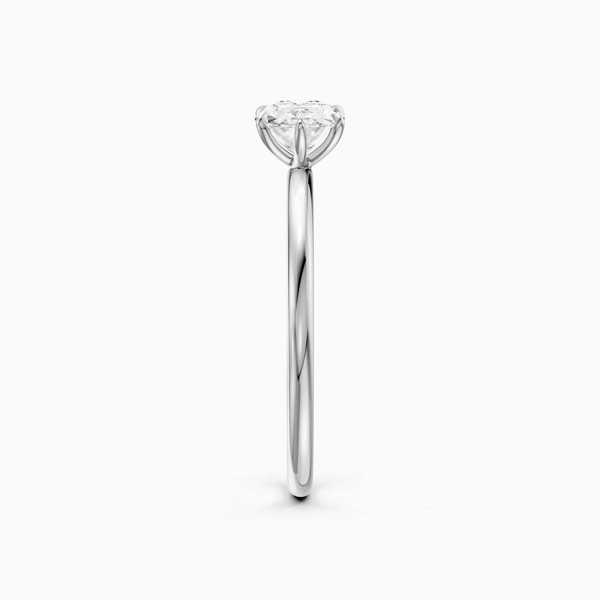 Jena Oval Lab Grown Diamond Solitaire East West Engagement Ring