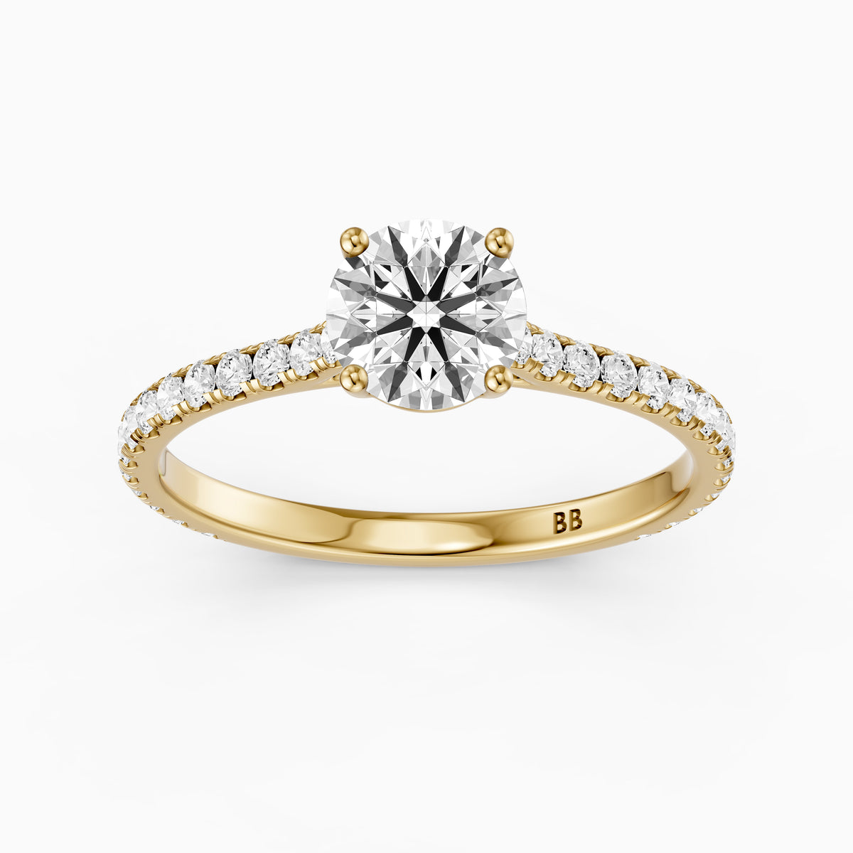 Hailee Round Lab Grown Diamond Engagement Ring