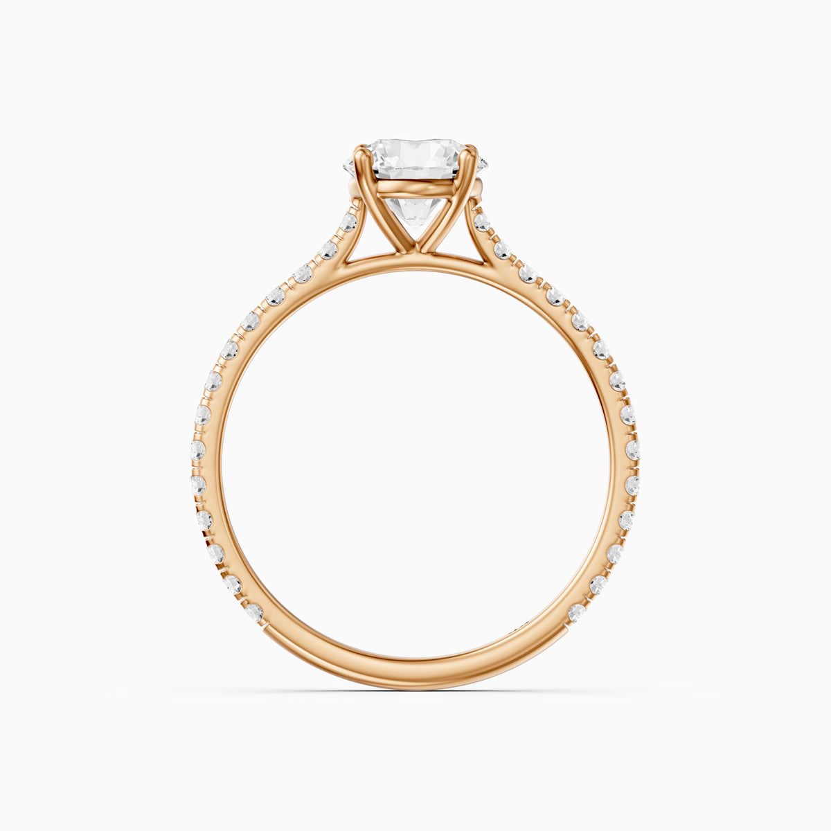 Hailee Round Lab Grown Diamond Engagement Ring