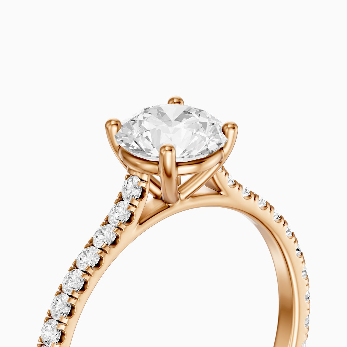 Hailee Round Lab Grown Diamond Engagement Ring