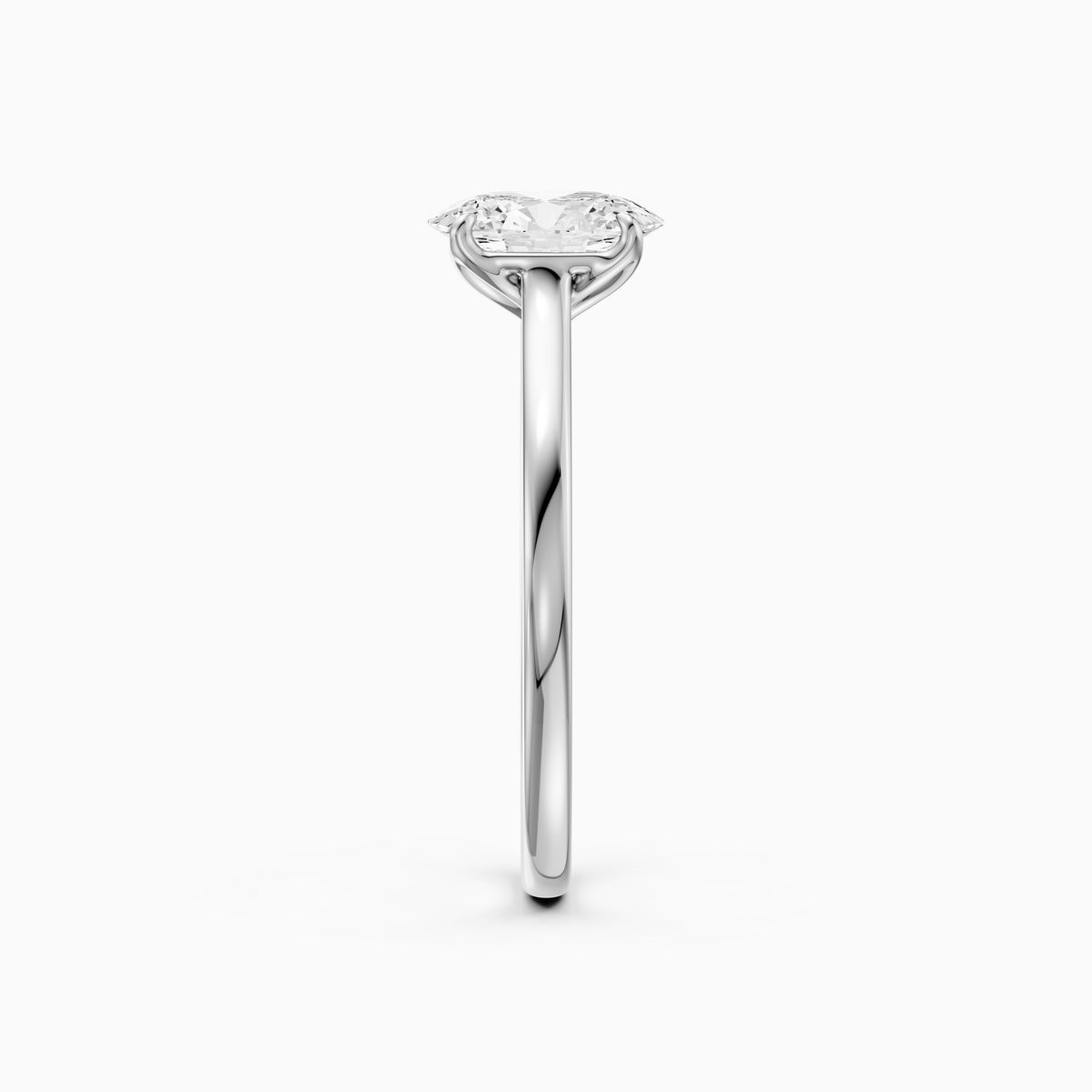 Hailey Oval Lab Grown Diamond Solitaire Engagement Ring