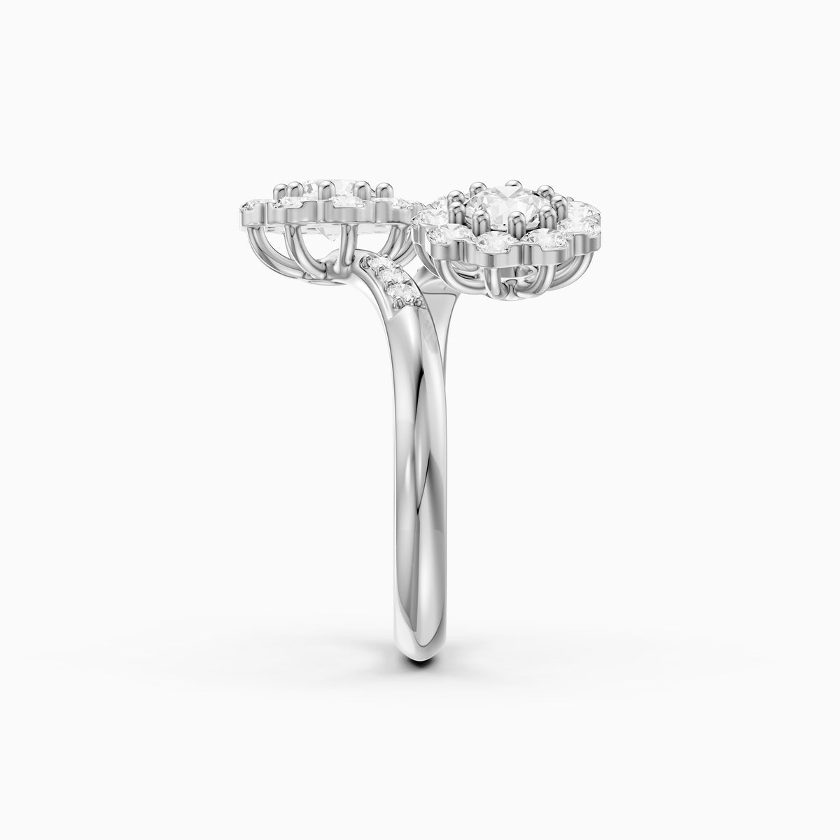 Jane Vintage Lab Grown Diamond Toi et Moi Engagement Ring