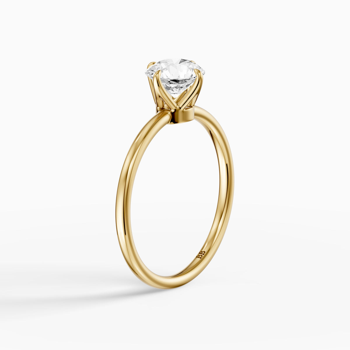 Sienna Round Lab Grown Diamond Solitaire Engagement Ring
