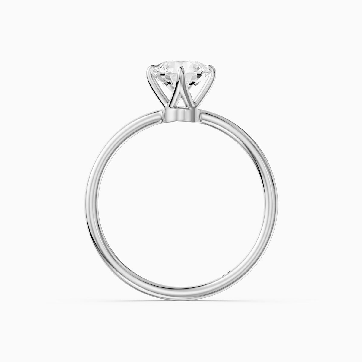 Sienna Round Lab Grown Diamond Solitaire Engagement Ring