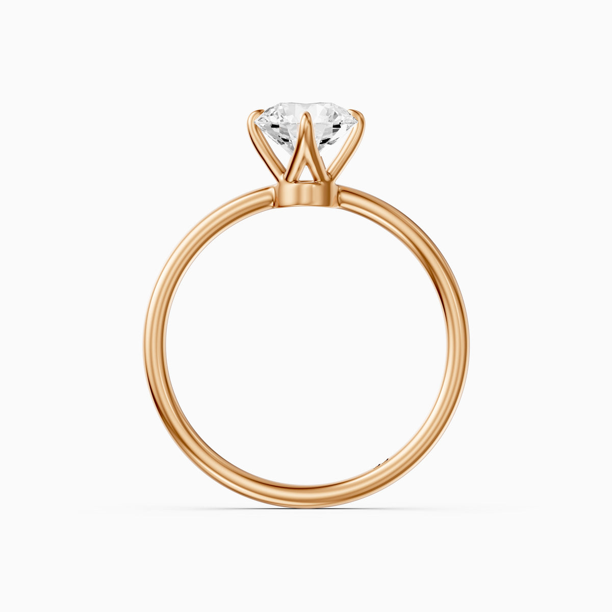 Sienna Round Lab Grown Diamond Solitaire Engagement Ring