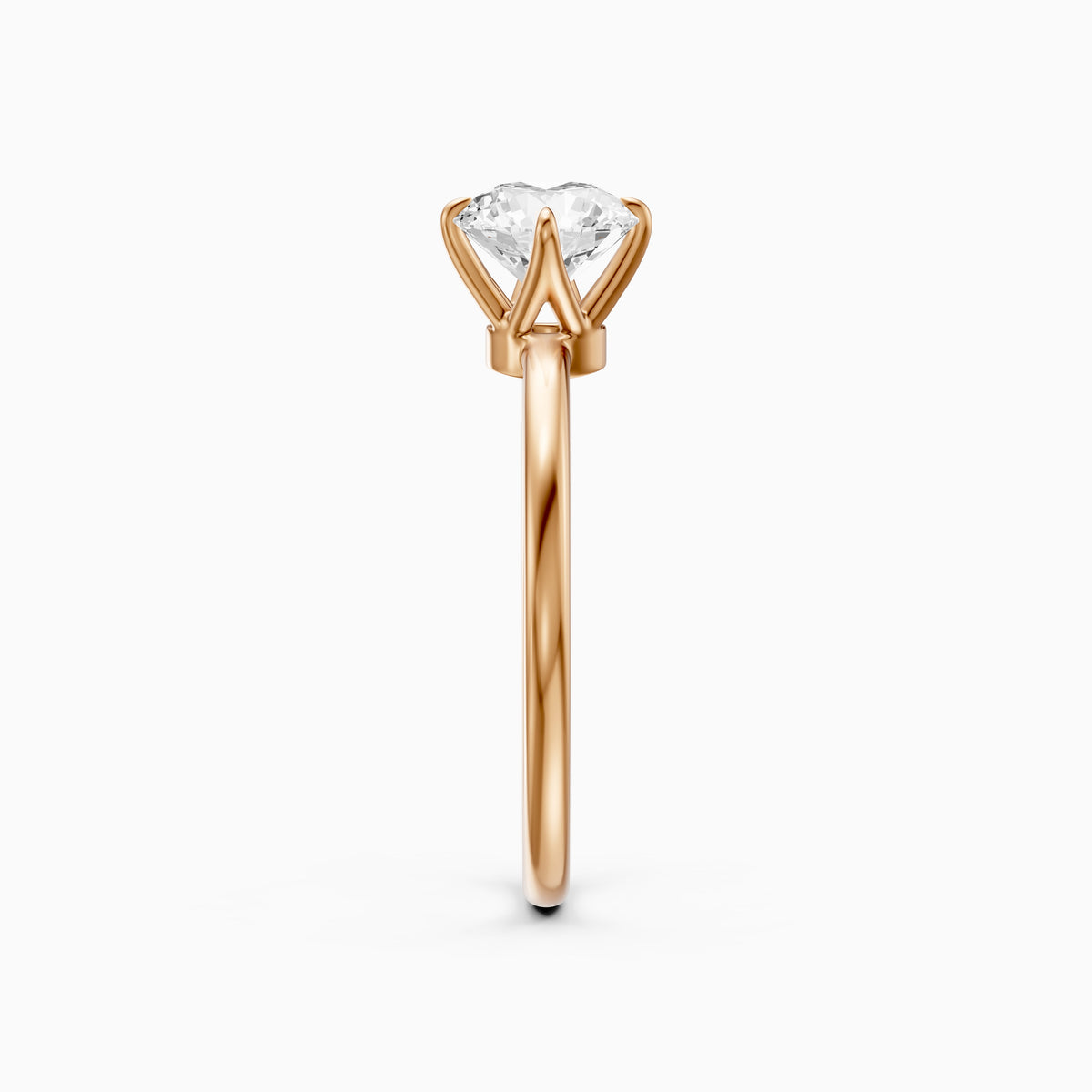 Sienna Round Lab Grown Diamond Solitaire Engagement Ring