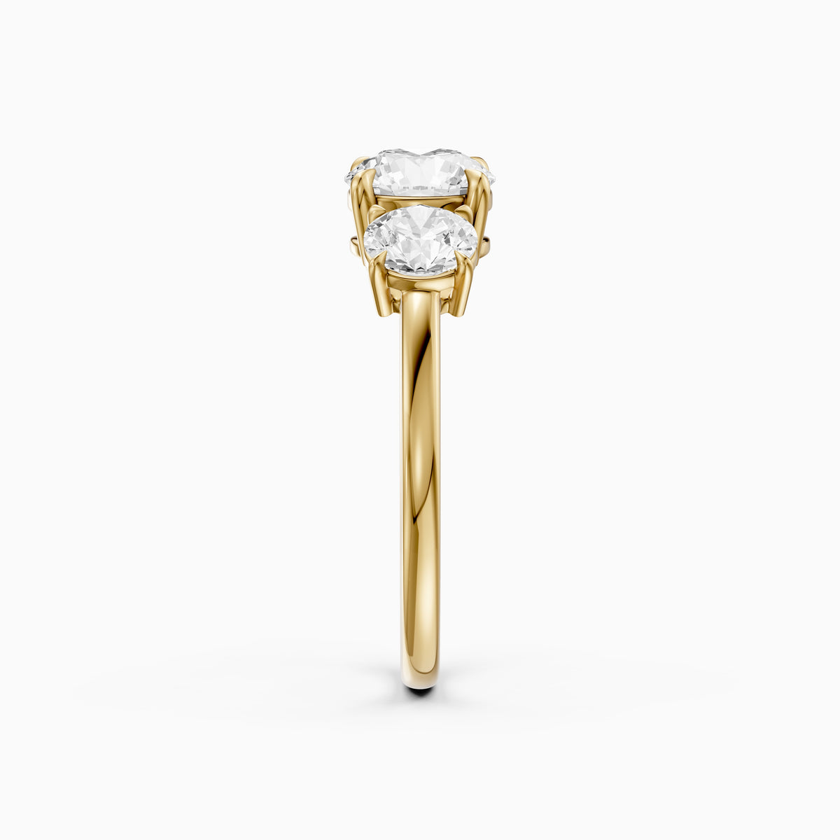 Devon Three Stone Lab Grown Diamond Engagement Ring