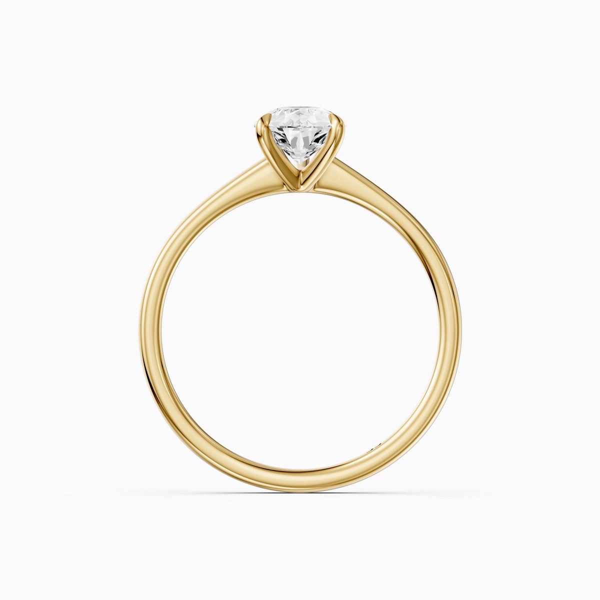 Demi Pear Lab Grown Diamond Solitaire Engagement Ring