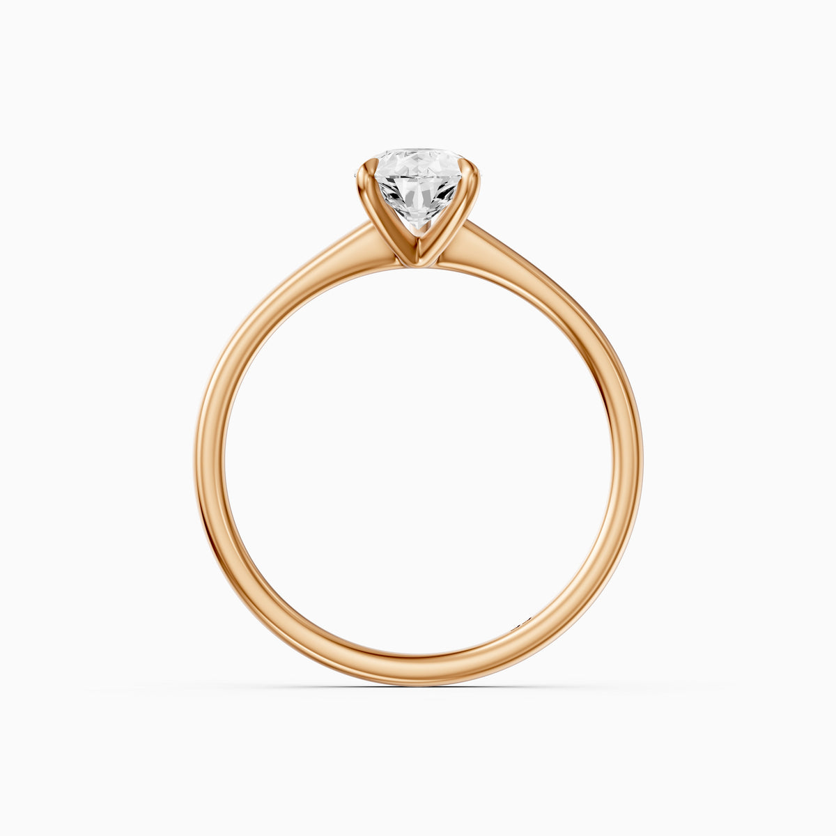 Demi Pear Lab Grown Diamond Solitaire Engagement Ring