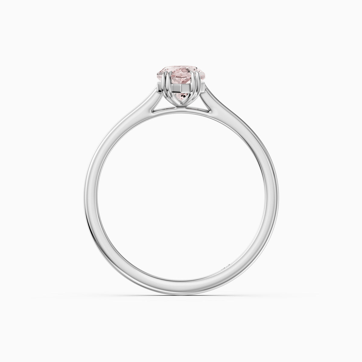 Alara Pink Dutch Marquise Lab Grown Diamond Solitaire Engagement Ring