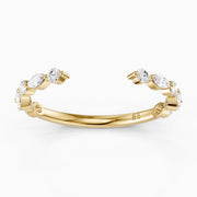 Ariana Cluster Style Lab Grown Diamond Wedding Band