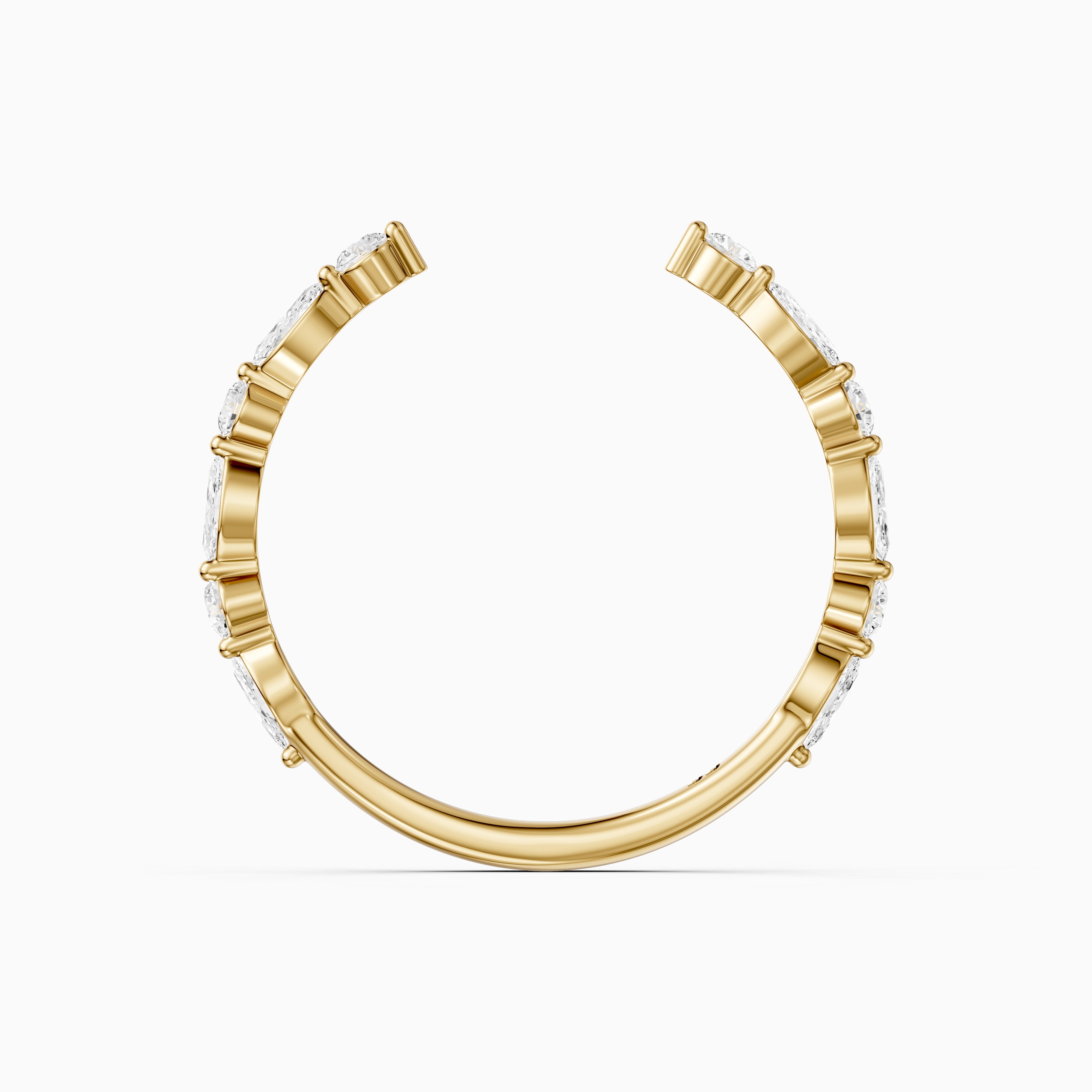 Ariana Cluster Style Lab Grown Diamond Wedding Band