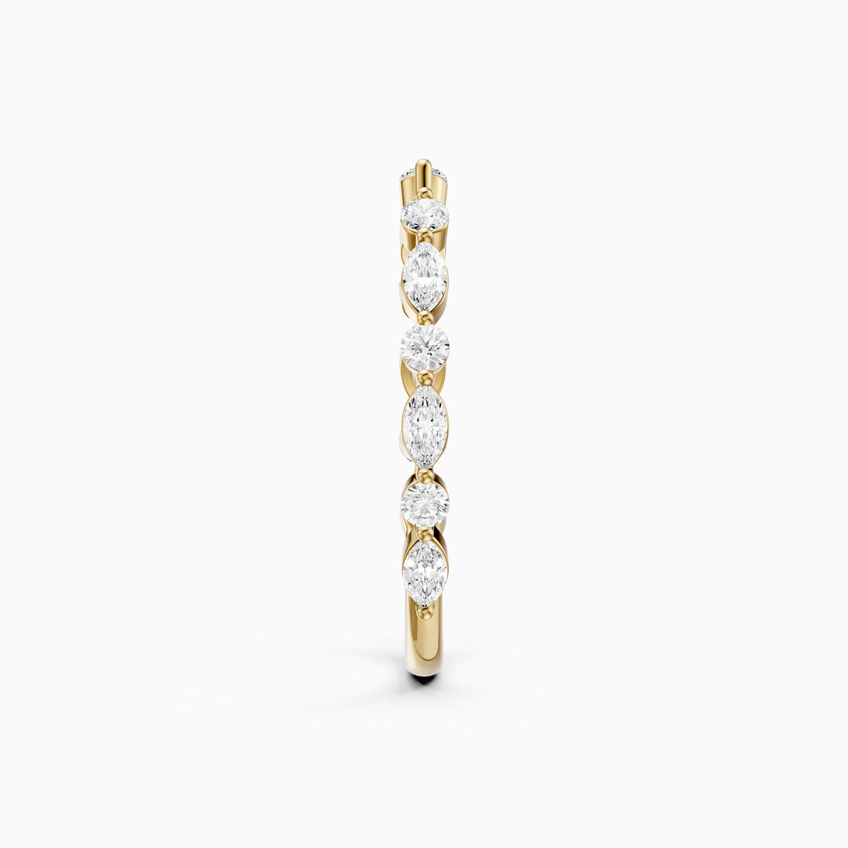 Ariana Cluster Style Lab Grown Diamond Wedding Band