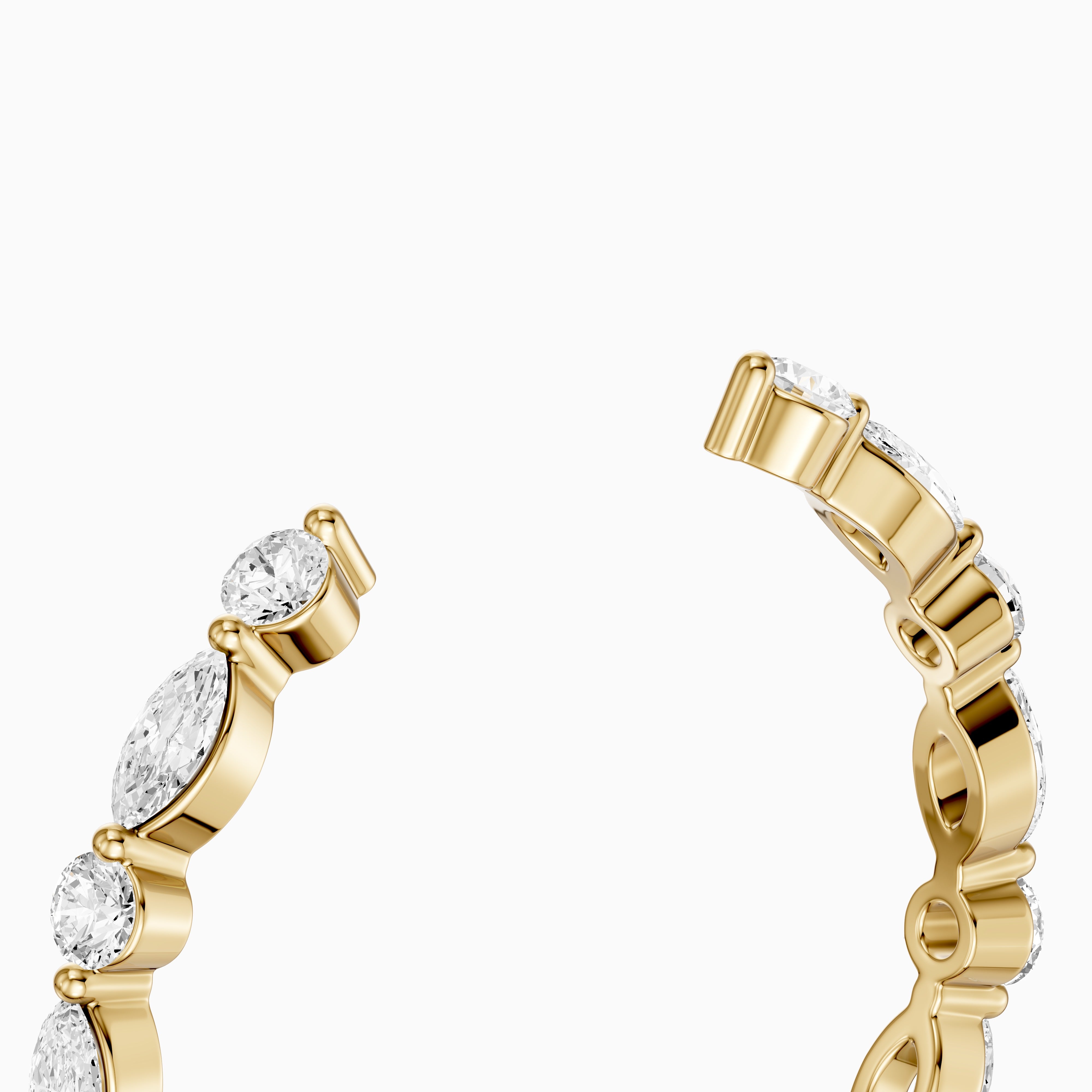 Ariana Cluster Style Lab Grown Diamond Wedding Band