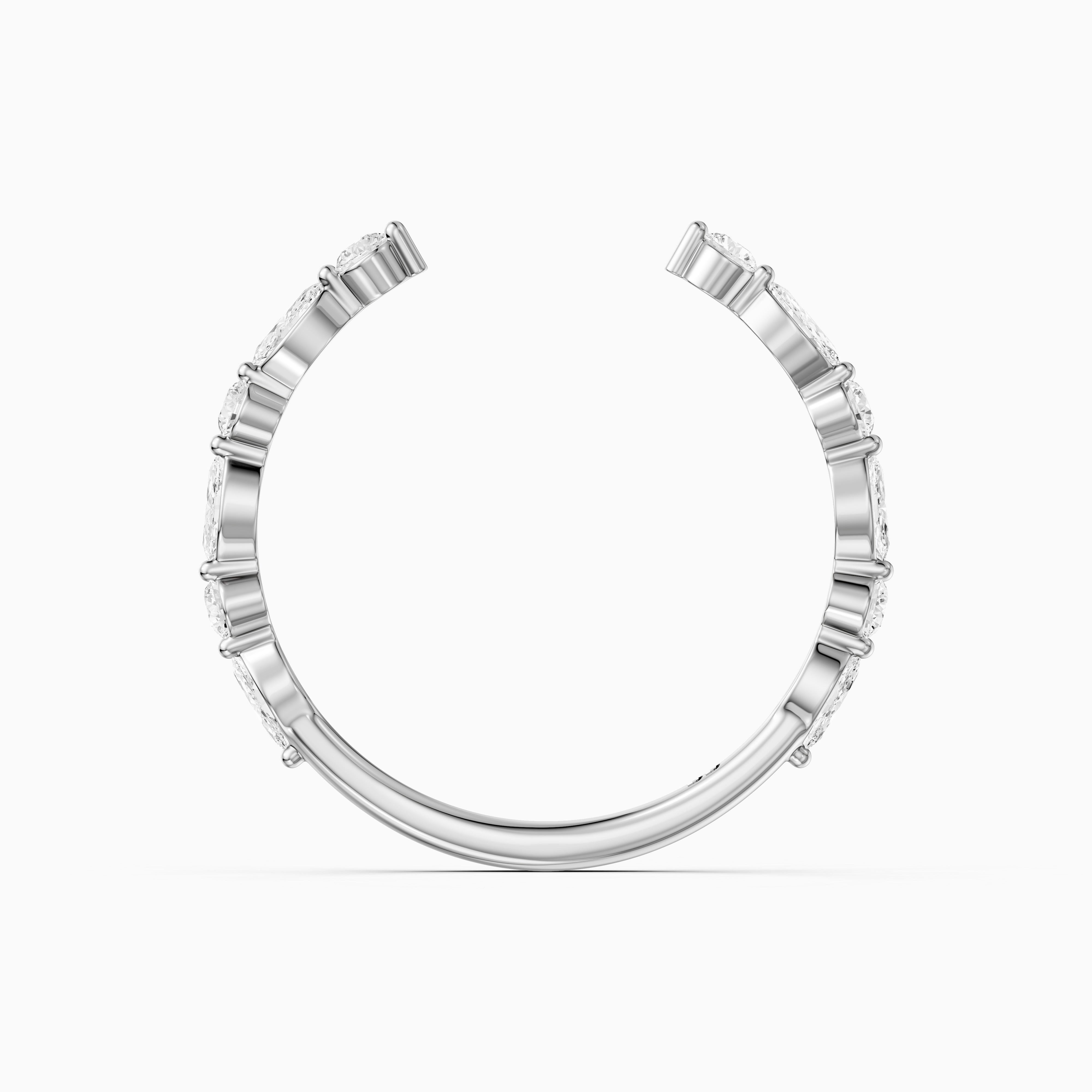 Ariana Cluster Style Lab Grown Diamond Wedding Band