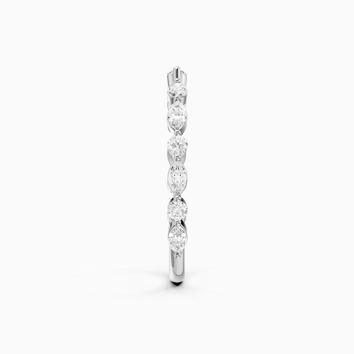 Ariana Cluster Style Lab Grown Diamond Wedding Band