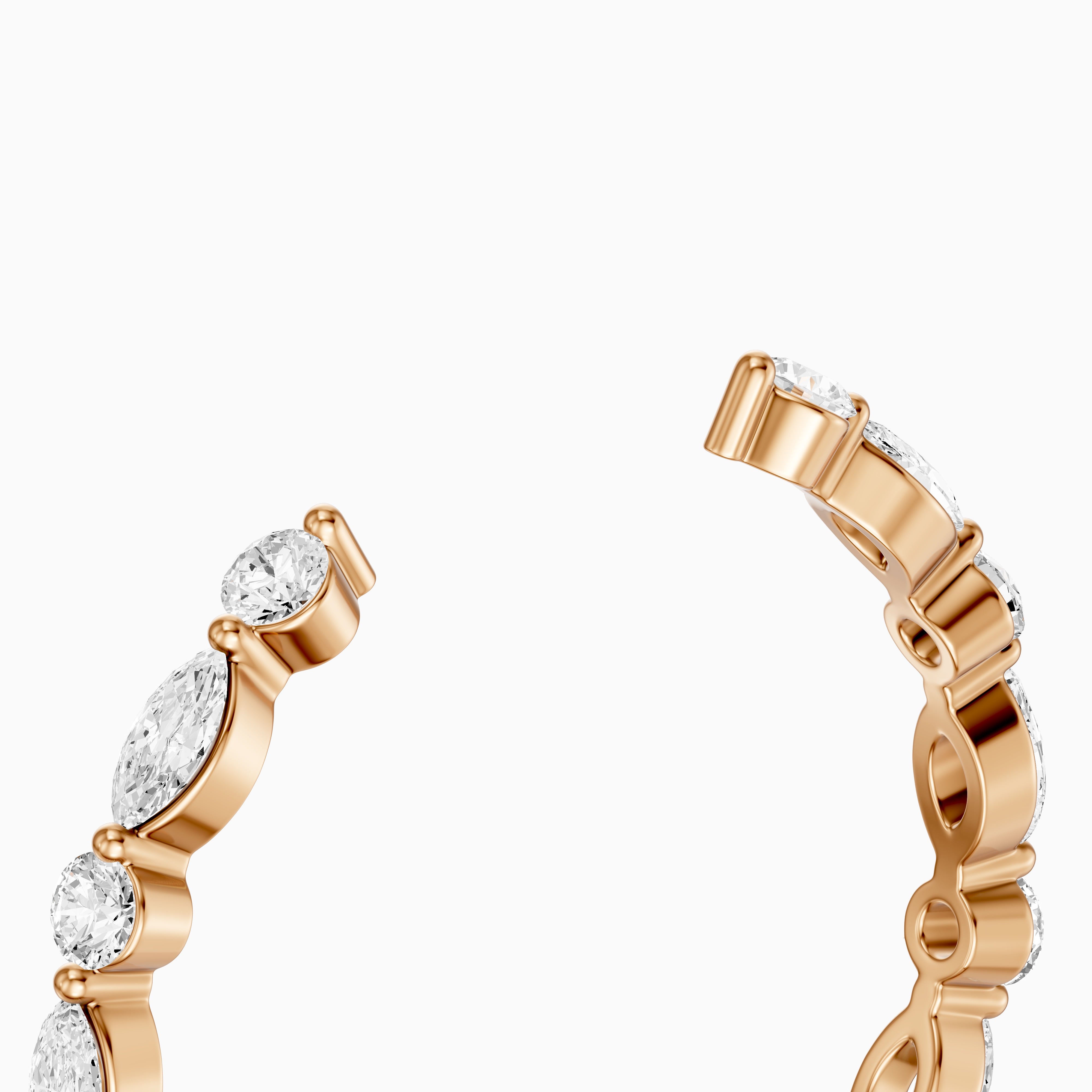 Ariana Cluster Style Lab Grown Diamond Wedding Band