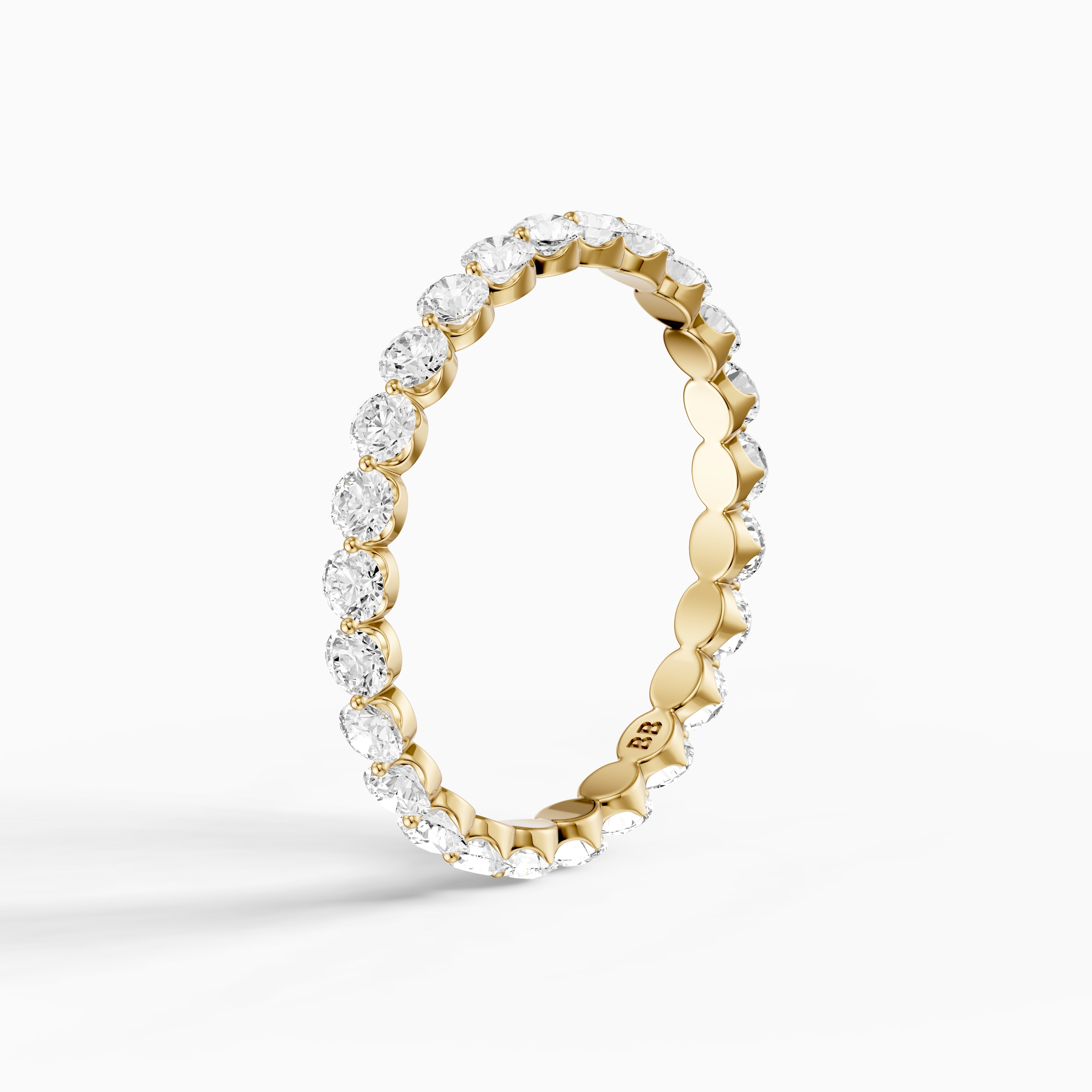 Kylie Full Eternity Round Lab Grown Diamond Wedding Band